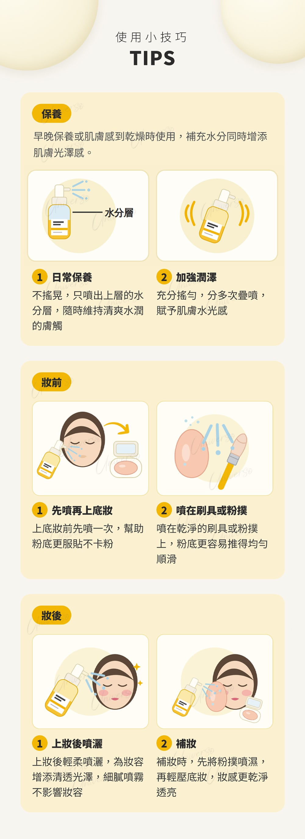 使用方法-Ongredients-肌膚屏障保濕光澤噴霧-how-to-use-skin-barrier-glow-mist-原廠授權素材-universomart-宇碩協銷有限公司